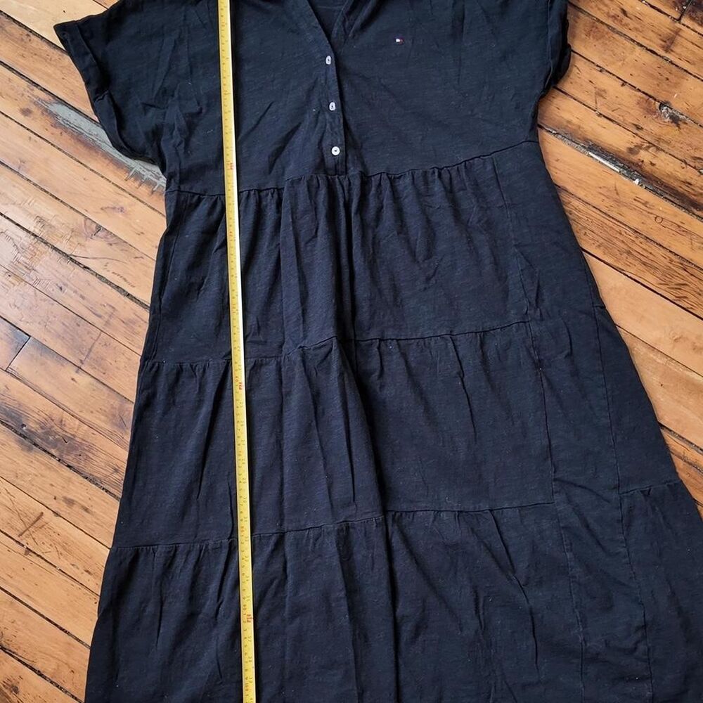 Tommy Hilfiger tiered polo shirt dress black - Picture 4 of 8